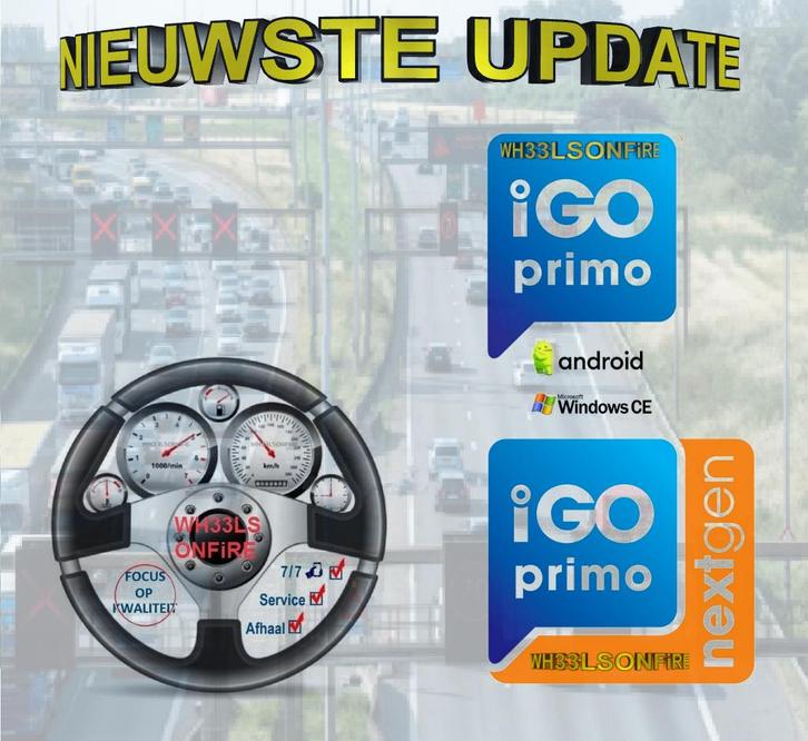 iGO Primo NextGen Update Windows CE & Android, Computers en Software, Navigatiesoftware, Nieuw, Update, Ophalen of Verzenden