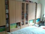 kastenwand 4m / boekenkasten / kasten, Huis en Inrichting, Ophalen, 250 tot 300 cm, Glas, Zo goed als nieuw