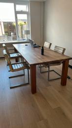Rechthoekige tafel, Huis en Inrichting, Tafels | Eettafels, 200 cm of meer, Zo goed als nieuw, Vijf personen of meer, Rechthoekig