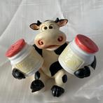 Vintage L. Dake & Zn. Koe met Melkbussen Zout- & Peperstel, Ophalen of Verzenden, Zo goed als nieuw
