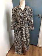 Mart visser crème zwart stippen Leopard doorknoop jurk42, Mart Visser, Zwart, Maat 42/44 (L), Ophalen of Verzenden