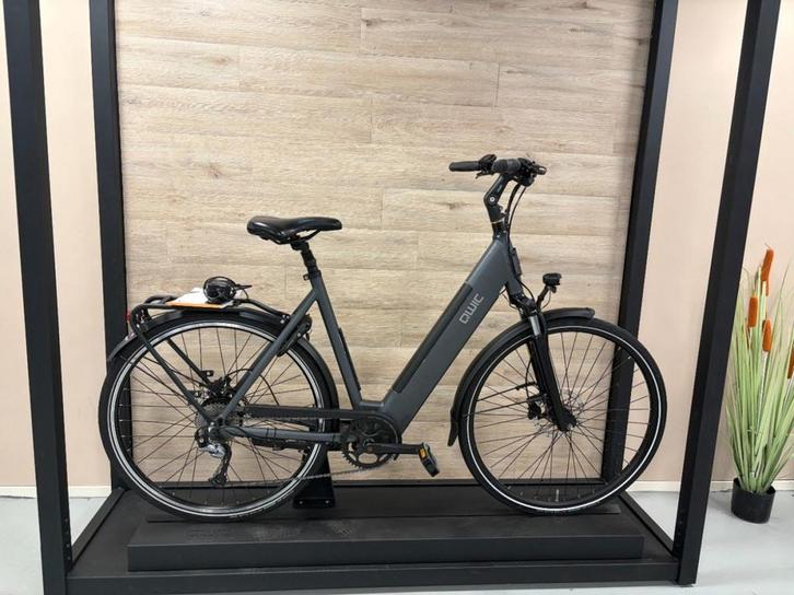 Qwic RD9 Dames Matgrijs 54cm 2020, Fietsen en Brommers, Elektrische fietsen, Gebruikt, Qwic, 51 tot 55 cm