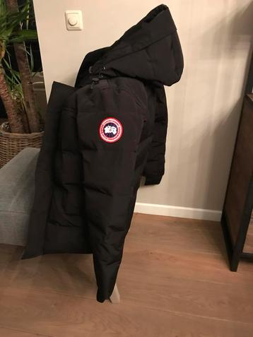 Nieuwe Canada Goose Macmillan parka zwart maat Xl