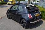 Fiat 500 C 0.9 TwinAir Lounge, APK, GARANTIE, Euro 5, 86 pk, Gebruikt, Zwart