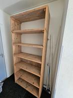 Steigerhouten Kast - 220x120x35cm, Ophalen, Zo goed als nieuw