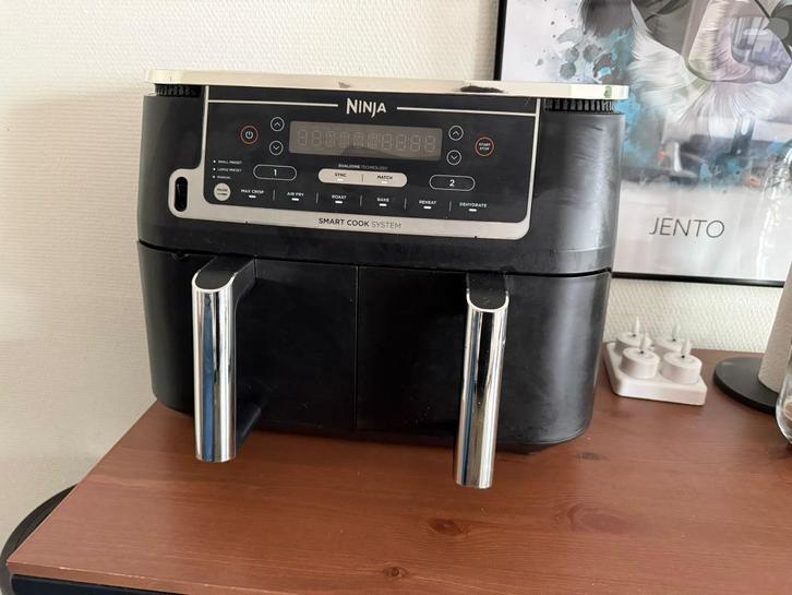 Ninja Foodi MAX Dual Zone Air Fryer (AF451EU), Witgoed en Apparatuur, Airfryers, Gebruikt, Airfryer XXL, 1500 gram of meer, Ophalen