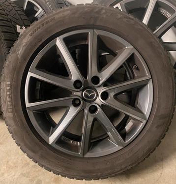 17 Inch Originele Mazda 6 Velgen + Winterbanden beschikbaar voor biedingen