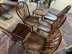 6 oud engelse eetkamerstoelen, Antiek en Kunst, Antiek | Meubels | Stoelen en Banken, Ophalen of Verzenden