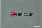 Folder Audi RS Q3 (2016), Verzenden, Zo goed als nieuw, Audi