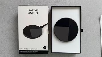 NIEUWE Native Union Drop wireless lader van leer! beschikbaar voor biedingen