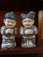 Chinese Keramische Poppen Set Blauw Wit Handbeschilderd Anti, Antiek en Kunst, Antiek | Keramiek en Aardewerk, Ophalen of Verzenden