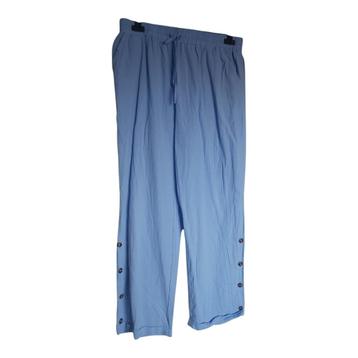 Zomer broek met knoopjes lichtblauw XXL beschikbaar voor biedingen