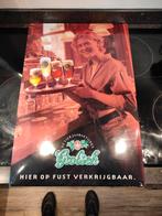 Grolsch metalen Reclamebord, Ophalen of Verzenden, Gebruikt, Reclamebord