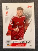 Topps MA 25/26    CONOR BRADLEY    LIVERPOOL FC, Ophalen of Verzenden, Zo goed als nieuw, Plaatje