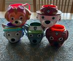 5x beker Paw Patrol figuren, Ophalen of Verzenden, Gebruikt