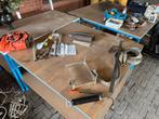 Werkbank 150x150 CM grote tafel werktafel, Ophalen, Gebruikt