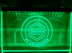 Led Lichtbord FC GRONINGEN 3d neon look, Ophalen of Verzenden, Nieuw, Lichtbak of (neon) lamp