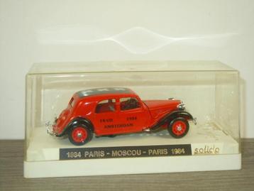 Citroen 15 Six Paris Moscou Paris 1984 - Solido 1:43 beschikbaar voor biedingen