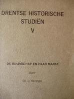 Drentse Historische Studiën Deel 5, J Heringa, 20e eeuw of later, Ds J Heringa, Ophalen of Verzenden, Zo goed als nieuw