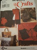 Patroon Simplicity crafts 9069, Ophalen of Verzenden, Nieuw, Vrouw, Overige merken