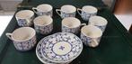 bleu saks kopjes 9 stuks, Huis en Inrichting, Keuken | Servies, Ophalen of Verzenden, 'T Olde Gre-j, Info@toldegrej.nl, Endepoelstraat 20f Didam