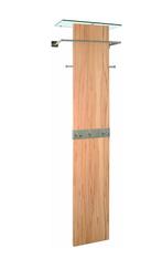 Partij lichtbruine MDF Haku wandkapstokken 192cm