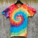 Regenboog spiral tie dye zomer t-shirt unisex maat S, Kleding | Dames, T-shirts, Overige kleuren, Nieuw, Ophalen of Verzenden