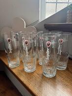 9x Jupiler bierglas 0,25L, Ophalen of Verzenden, Zo goed als nieuw, Glas of Glazen, Jupiler