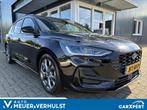 Ford Focus Wagon 1.0 EcoBoost Hybrid 125 PK ST-Line | NAVI |, Gebruikt, Zwart, Zwart, Handgeschakeld