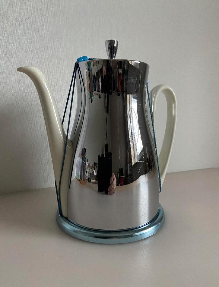 Fürstenberg Koffiepot Warmhoudmantel 1 liter 1960s, Huis en Inrichting, Keuken | Servies, Zo goed als nieuw, Overige typen, Overige stijlen