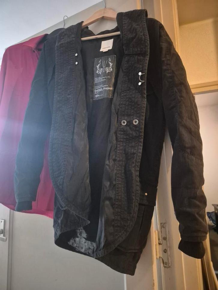 Diesel Jas - Maat s, Kleding | Heren, Jassen | Zomer, Zo goed als nieuw, Maat 48/50 (M), Zwart, Ophalen of Verzenden