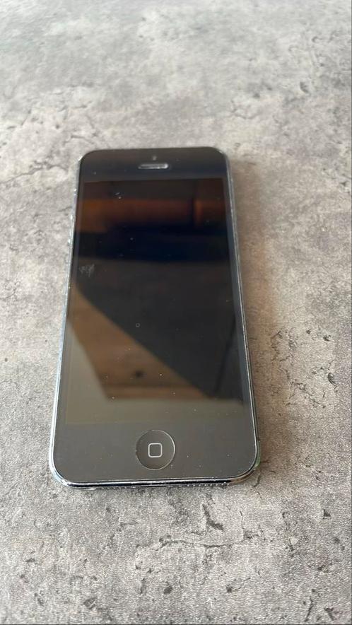 Zwarte iPhone 5 – 16GB (Model A1429 – Simlockvrij), Telecommunicatie, Mobiele telefoons | Apple iPhone, Gebruikt, 16 GB, Zonder abonnement