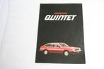 Folder Honda Quintet (1981) (36), Ophalen of Verzenden, Nieuw, Honda