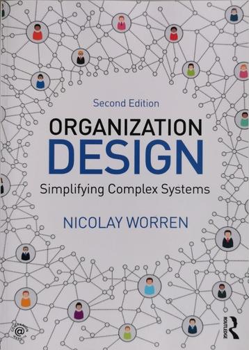 Nicolay Worren – Organization Design – ISBN 9781138502864 beschikbaar voor biedingen