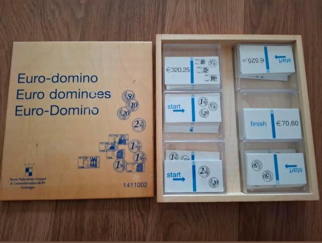 Euro domino spel basisschool', Ophalen of Verzenden, Zo goed als nieuw, Puzzelen