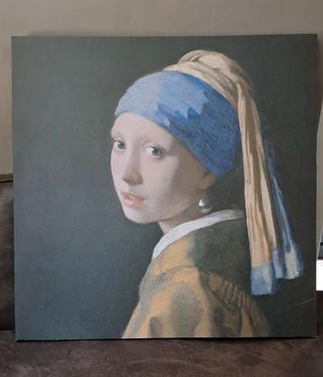 Meisje met de parel  Canvas sober beschikbaar voor biedingen