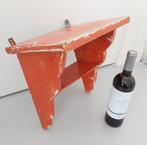 Plank Etagere Kast Brocante Vintage Antiek Oranje, Ophalen of Verzenden