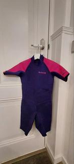 Olaian Zwemsuit Paars/Roze - Maat 125-132 cm, Olaian, Badpak, Zo goed als nieuw, UV-zwemkleding