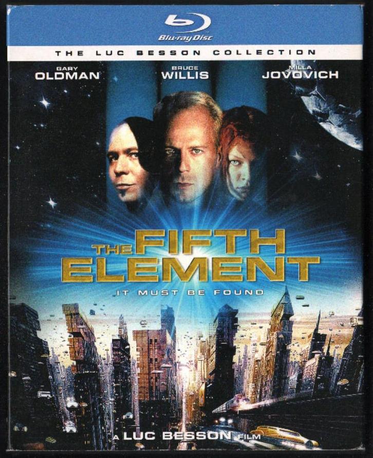 The Fifth Element, SLIPCOVER. Blu-ray., Cd's en Dvd's, Blu-ray, Zo goed als nieuw, Science Fiction en Fantasy, Ophalen of Verzenden