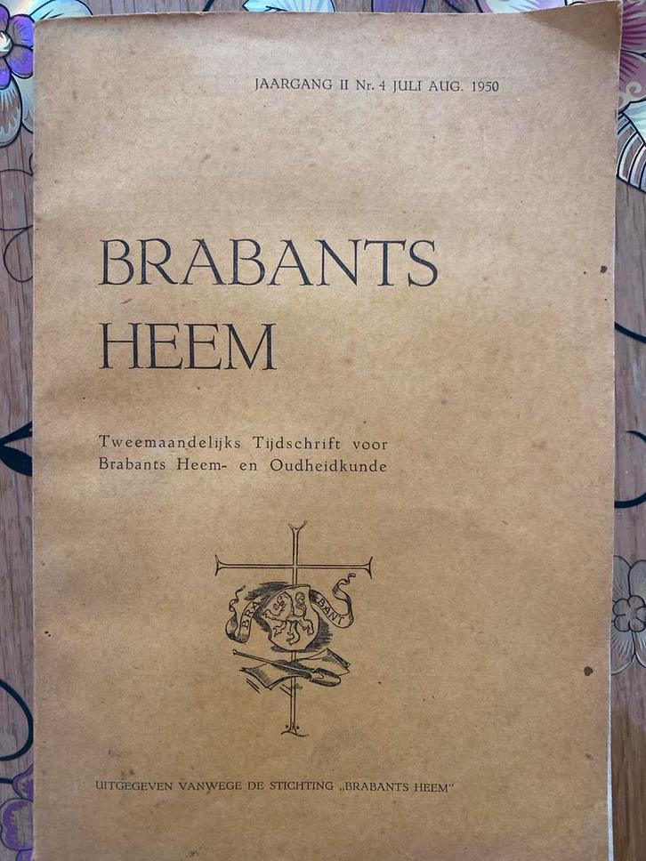 Brabants Heem 1950 - Het ontstaan van Eindhoven, Boeken, Geschiedenis | Stad en Regio, Gelezen, 20e eeuw of later, Ophalen of Verzenden