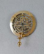Aziatische messing wand kaarsenhouder, Ophalen of Verzenden, Zo goed als nieuw, Metaal, Minder dan 25 cm