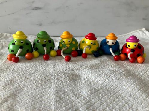 Houten verjaardagstreintje, Kinderen en Baby's, Speelgoed | Houten speelgoed, Gebruikt, Overige typen, Ophalen of Verzenden