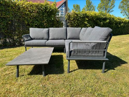 Nieuw in doos + garantie Trino loungeset zithoek loungebank, Tuin en Terras, Tuinsets en Loungesets, Nieuw, Bank, Bijzettafel
