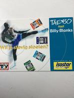 Reclamekaart Billy Banks (Tae-Bo/ isostar/Free record shop), Sport en Spel, Ongelopen, Verzenden, 1980 tot heden