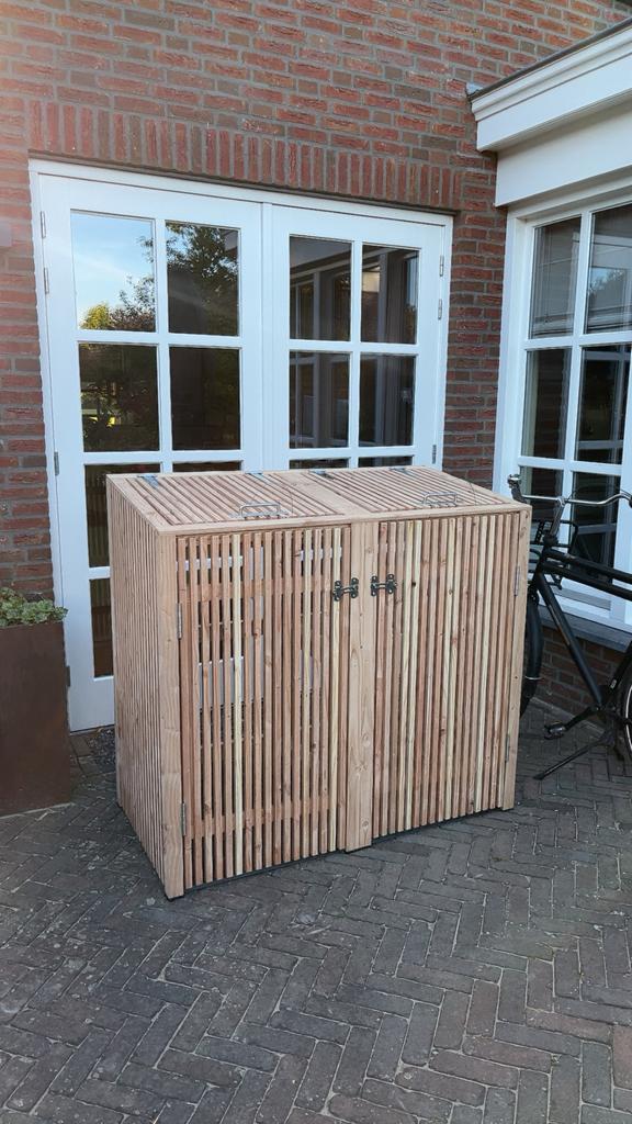 Luxe douglas container ombouw, Tuin en Terras, Bergingen en Tuinkasten, Zo goed als nieuw, Ophalen of Verzenden