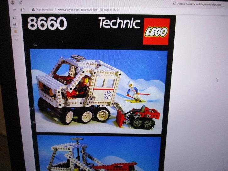 lego technic 8660 Arctische reddingseenheid, Kinderen en Baby's, Speelgoed | Duplo en Lego, Gebruikt, Lego, Complete set, Ophalen of Verzenden