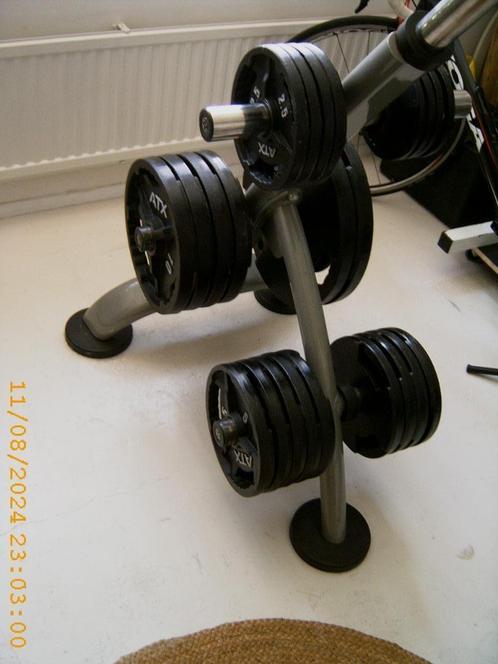 ATX Olympische 50mm Halter schijven Gietijzer 95 Kg, Sport en Fitness, Fitnessmaterialen, Zo goed als nieuw, Halterschijven, Armen