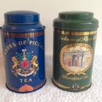 🖤2 Vintage Grote JACKSONS OF PICCADILLY TEA Blikken., Verzamelen, Blikken, Ophalen of Verzenden, Gebruikt, Thee, Overige merken