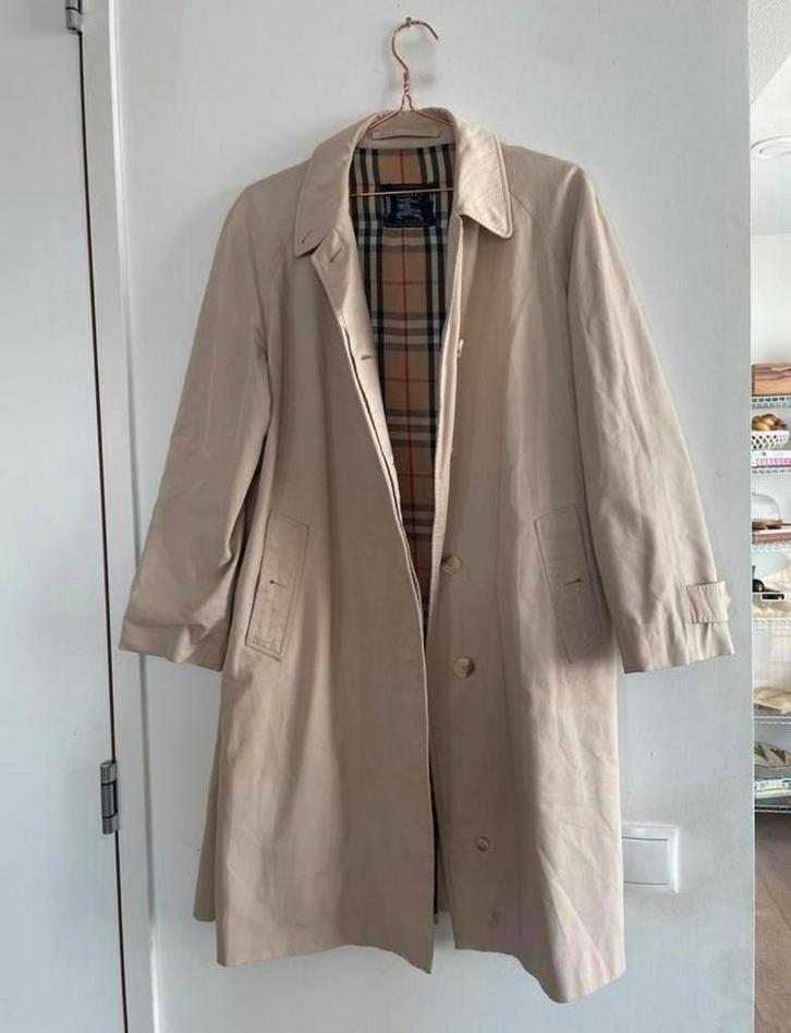 Burberry trenchcoat (long 16), Kleding | Dames, Jassen | Zomer, Gedragen, Beige, Ophalen of Verzenden