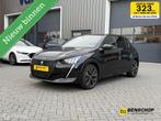 Peugeot 208 1.2 PureTech GT 102 PK Panodak Leer Navi Carplay, Auto's, Peugeot, 101 pk, Zwart, 1199 cc, Leder en Stof